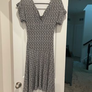 DVF geometric print dress